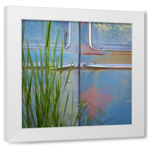 1947 Chysler III White Modern Wood Framed Art Print by Mahan, Kathy