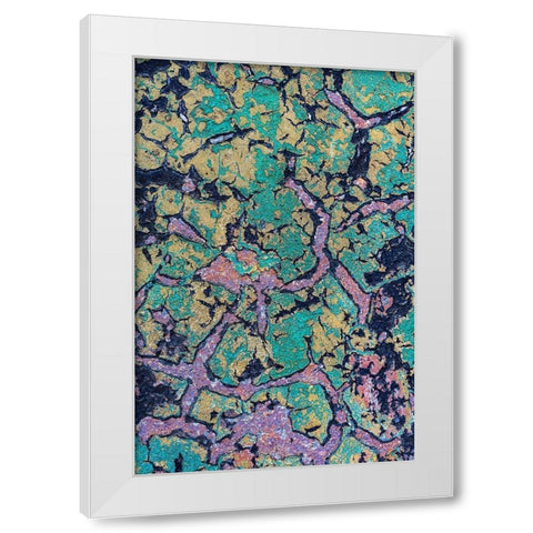 The Art of Peeling Paint I White Modern Wood Framed Art Print by Mahan, Kathy