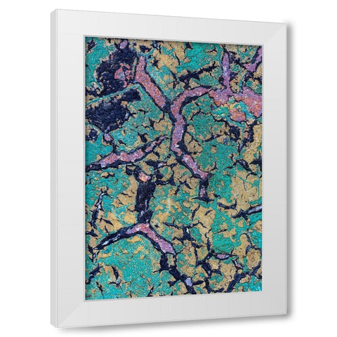 The Art of Peeling Paint II White Modern Wood Framed Art Print by Mahan, Kathy