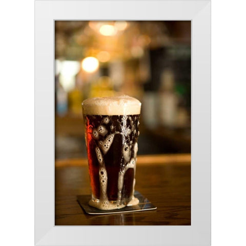 Happy Hour II White Modern Wood Framed Art Print by Millet, Karyn
