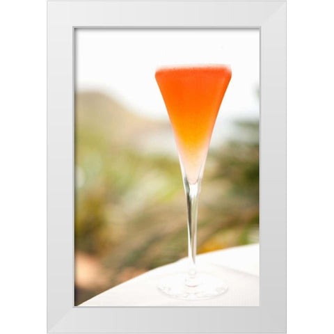 Happy Hour IV White Modern Wood Framed Art Print by Millet, Karyn