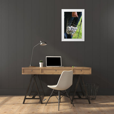 Golf I White Modern Wood Framed Art Print by Millet, Karyn