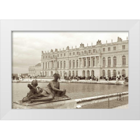 Views of France I White Modern Wood Framed Art Print by Millet, Karyn