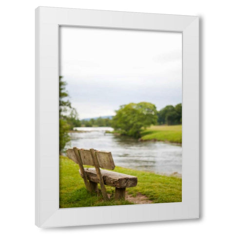 Place to Sit I White Modern Wood Framed Art Print by Millet, Karyn