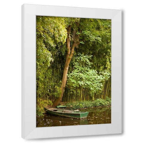 Tropical Oasis IV White Modern Wood Framed Art Print by Millet, Karyn