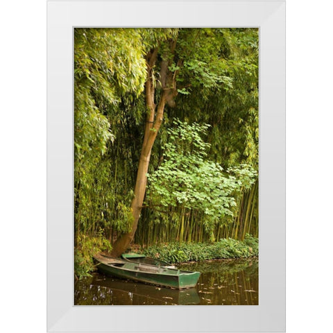 Tropical Oasis IV White Modern Wood Framed Art Print by Millet, Karyn