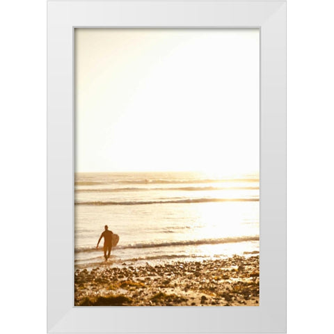 Tropical Oasis VI White Modern Wood Framed Art Print by Millet, Karyn