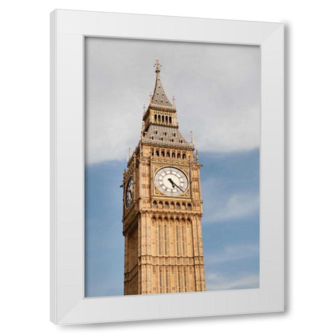 Big Ben I White Modern Wood Framed Art Print by Millet, Karyn