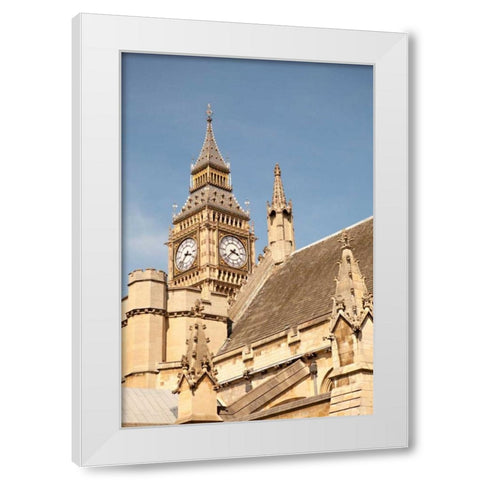 Big Ben II White Modern Wood Framed Art Print by Millet, Karyn