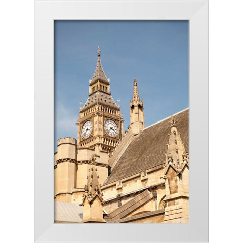 Big Ben II White Modern Wood Framed Art Print by Millet, Karyn
