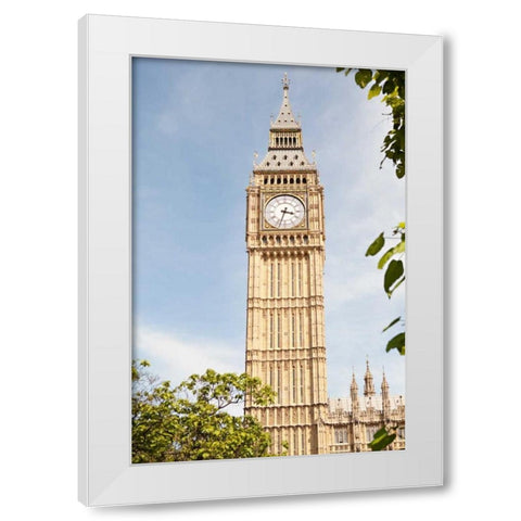 Big Ben IV White Modern Wood Framed Art Print by Millet, Karyn