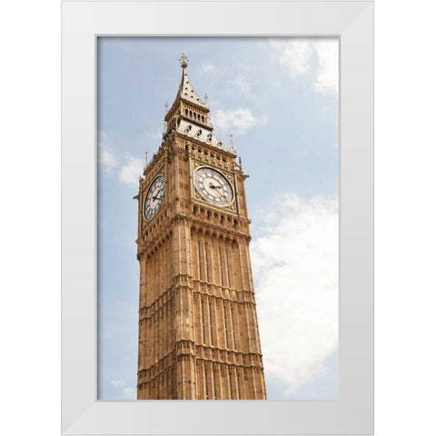 Big Ben VI White Modern Wood Framed Art Print by Millet, Karyn