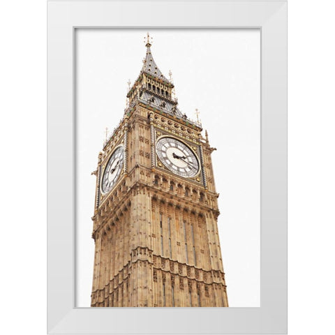 Big Ben VIII White Modern Wood Framed Art Print by Millet, Karyn