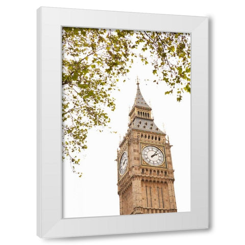 Big Ben IX White Modern Wood Framed Art Print by Millet, Karyn