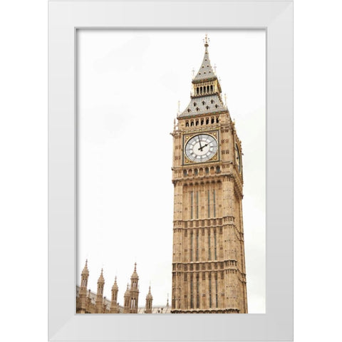 Big Ben X White Modern Wood Framed Art Print by Millet, Karyn