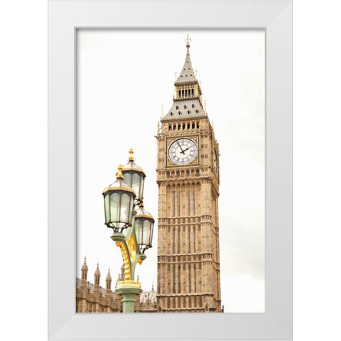 Big Ben XI White Modern Wood Framed Art Print by Millet, Karyn