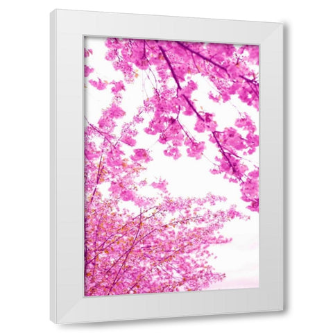 Bright Blooms I White Modern Wood Framed Art Print by Millet, Karyn