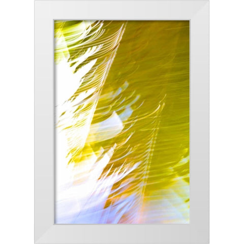 In Motion II White Modern Wood Framed Art Print by Millet, Karyn