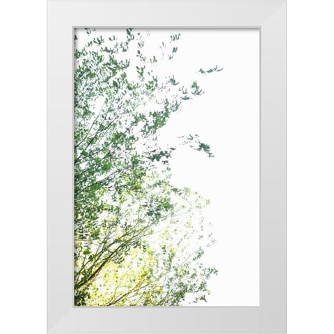 Trees I White Modern Wood Framed Art Print by Millet, Karyn