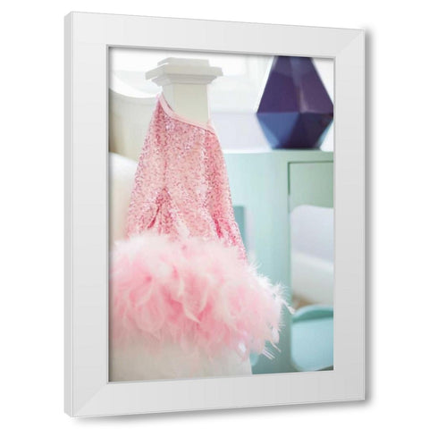 Princess at Rest White Modern Wood Framed Art Print by Millet, Karyn