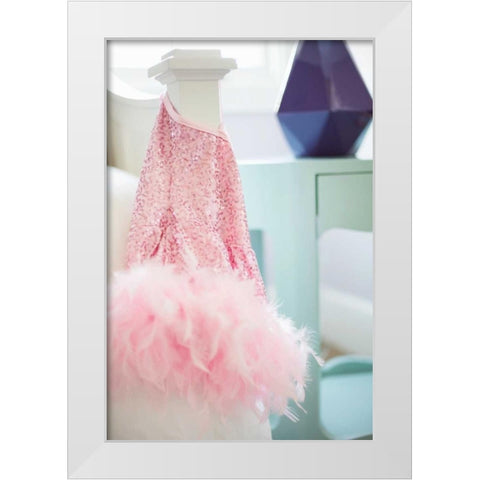 Princess at Rest White Modern Wood Framed Art Print by Millet, Karyn