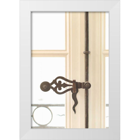 Hardware White Modern Wood Framed Art Print by Millet, Karyn