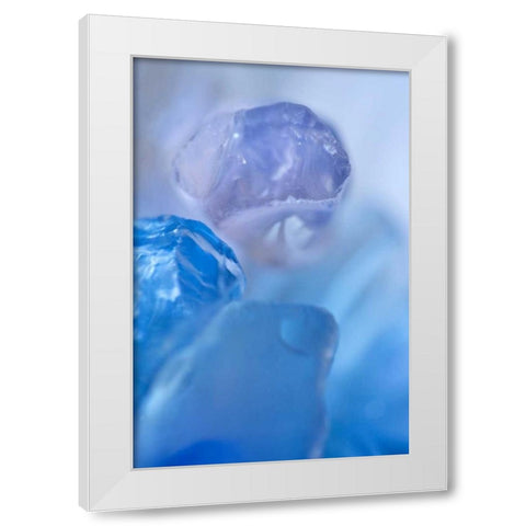 Sea Glass X White Modern Wood Framed Art Print by Millet, Karyn