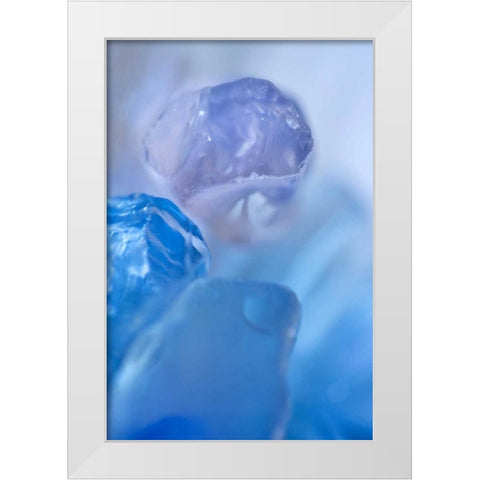 Sea Glass X White Modern Wood Framed Art Print by Millet, Karyn