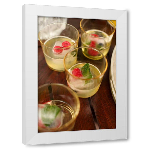Cocktail II White Modern Wood Framed Art Print by Millet, Karyn