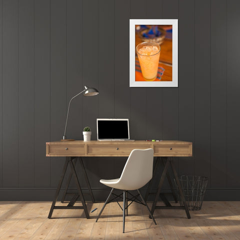 Cocktail III White Modern Wood Framed Art Print by Millet, Karyn