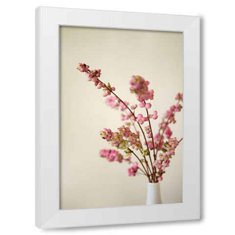 Fresh Cut Flowers II White Modern Wood Framed Art Print by Millet, Karyn