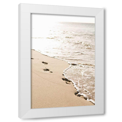 Washed Away White Modern Wood Framed Art Print by Millet, Karyn