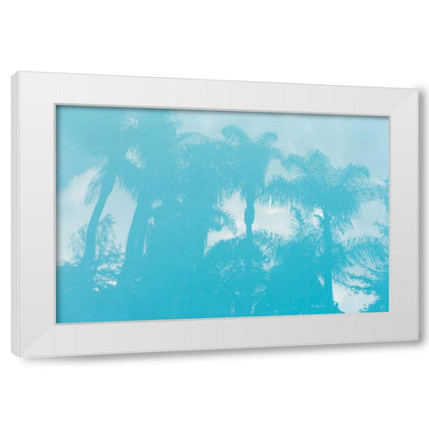 Beverly Hills Pool I White Modern Wood Framed Art Print by Millet, Karyn