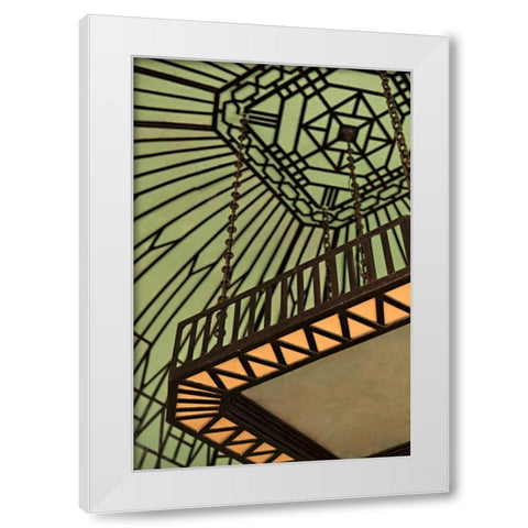 Cuban Architecture White Modern Wood Framed Art Print by Millet, Karyn