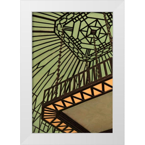 Cuban Architecture White Modern Wood Framed Art Print by Millet, Karyn