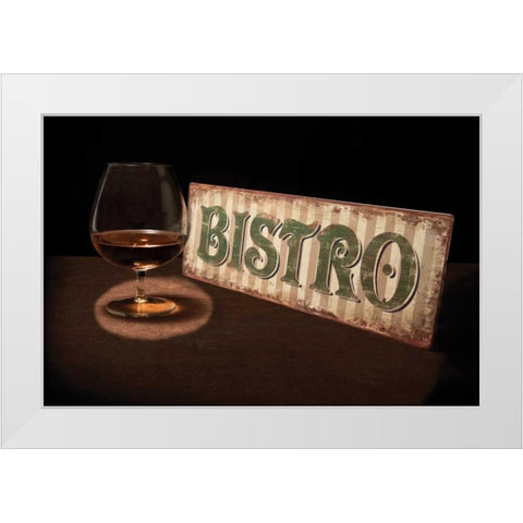 Bistro I White Modern Wood Framed Art Print by McNemar, C. Thomas