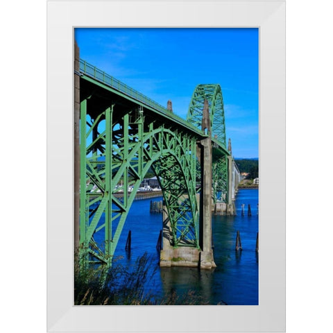 St. Johns Arches II White Modern Wood Framed Art Print by Moore, Brian