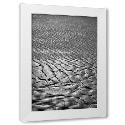 Texture Sand IV White Modern Wood Framed Art Print by Peterson, Lee