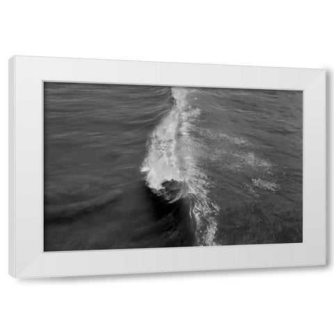 Wave I White Modern Wood Framed Art Print by Peterson, Lee