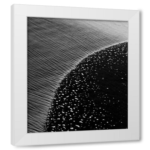 Beach Reflection IV White Modern Wood Framed Art Print by Peterson, Lee