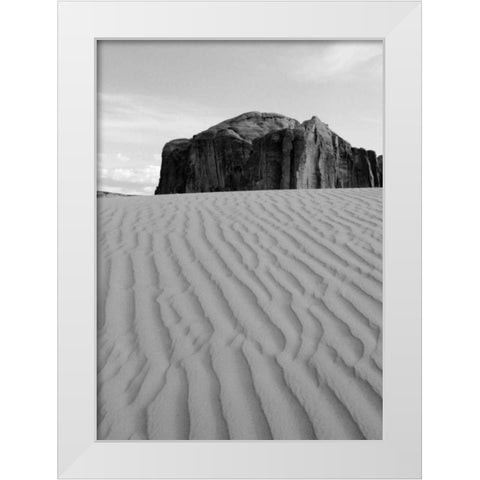 Sand Dune White Modern Wood Framed Art Print by Peterson, Lee