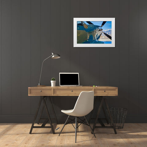 Aviation II White Modern Wood Framed Art Print by Peterson, Lee