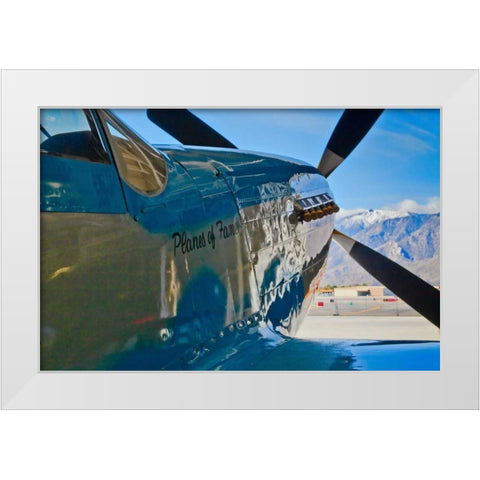 Aviation II White Modern Wood Framed Art Print by Peterson, Lee