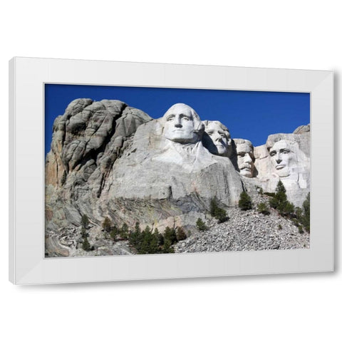Mt. Rushmore I White Modern Wood Framed Art Print by Putman, Tammy