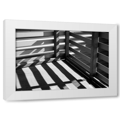 The Corner White Modern Wood Framed Art Print by Putman, Tammy