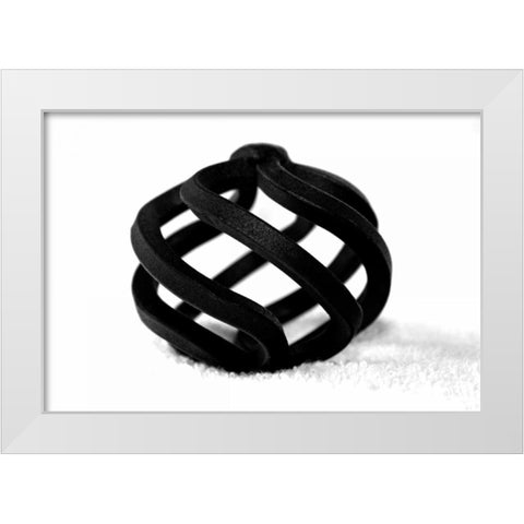 Curves White Modern Wood Framed Art Print by Putman, Tammy