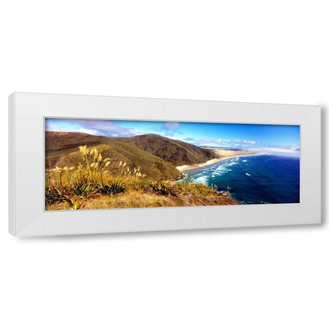 Cape Reinga II White Modern Wood Framed Art Print by Stefko, Bob