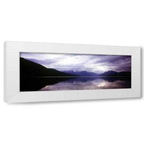 Glacier National Park I White Modern Wood Framed Art Print by Stefko, Bob