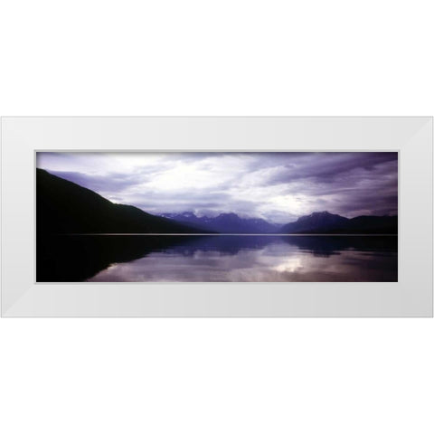 Glacier National Park I White Modern Wood Framed Art Print by Stefko, Bob