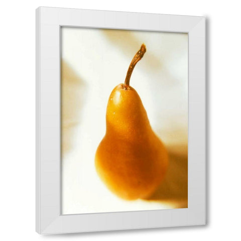 Pears I White Modern Wood Framed Art Print by Stefko, Bob
